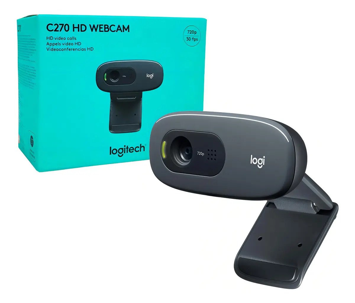 Webcam Logitech C270 HD 720p