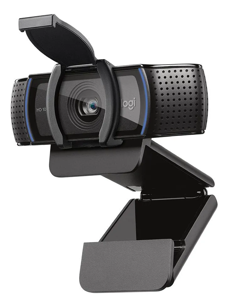 Webcam Logitech C920s Full HD com tampa de privacidade