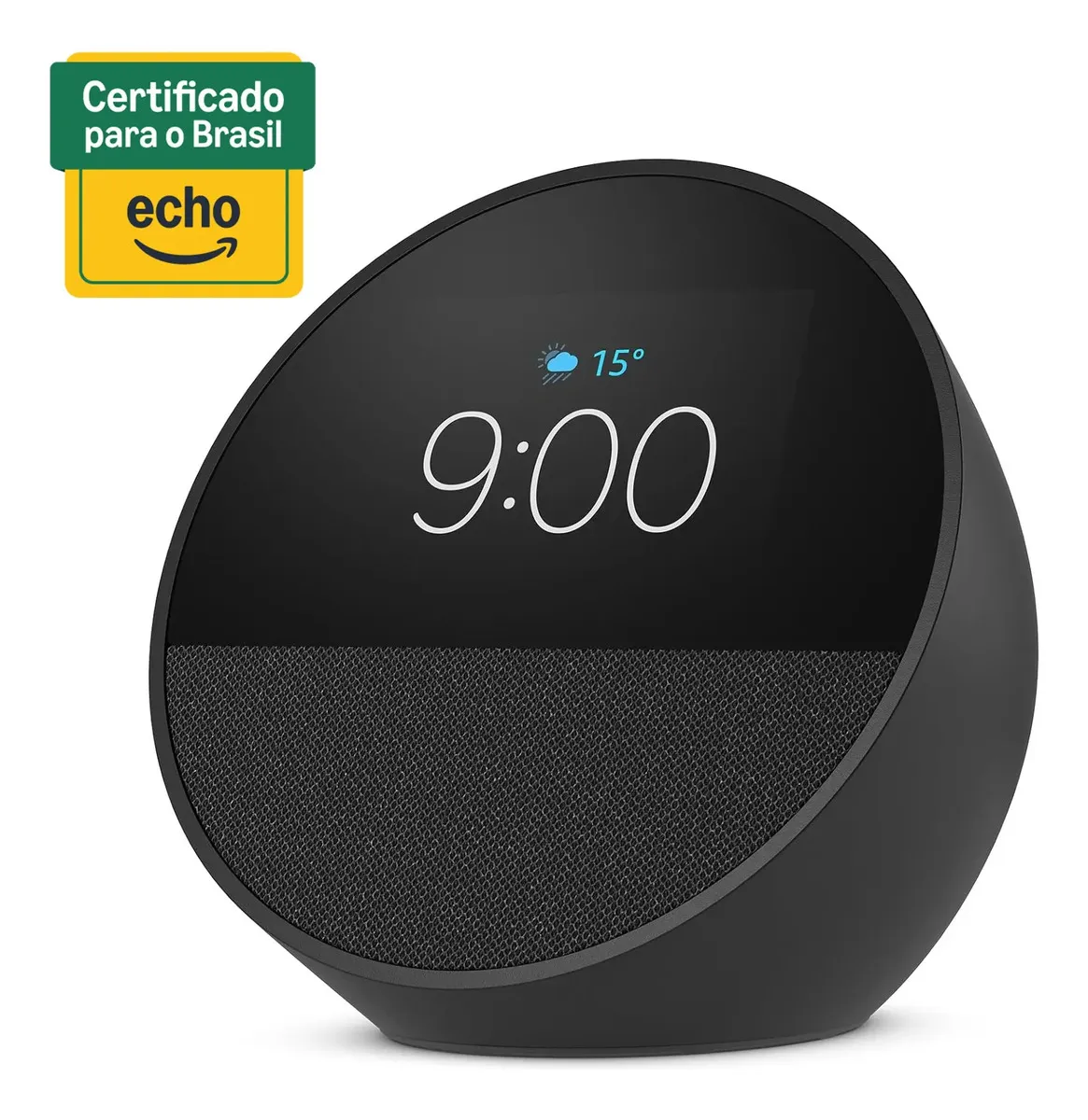 Echo Spot com Alexa e despertador