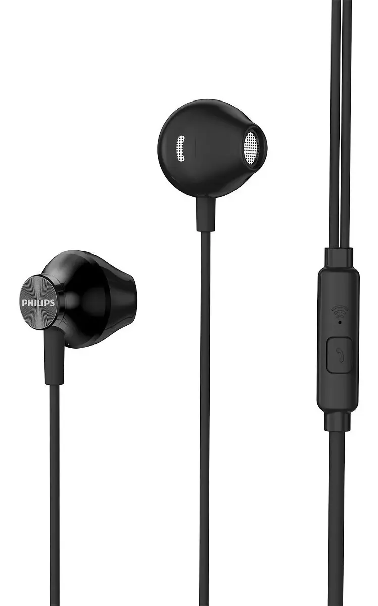 Fone de ouvido com fio Philips TAUE101BK com microfone