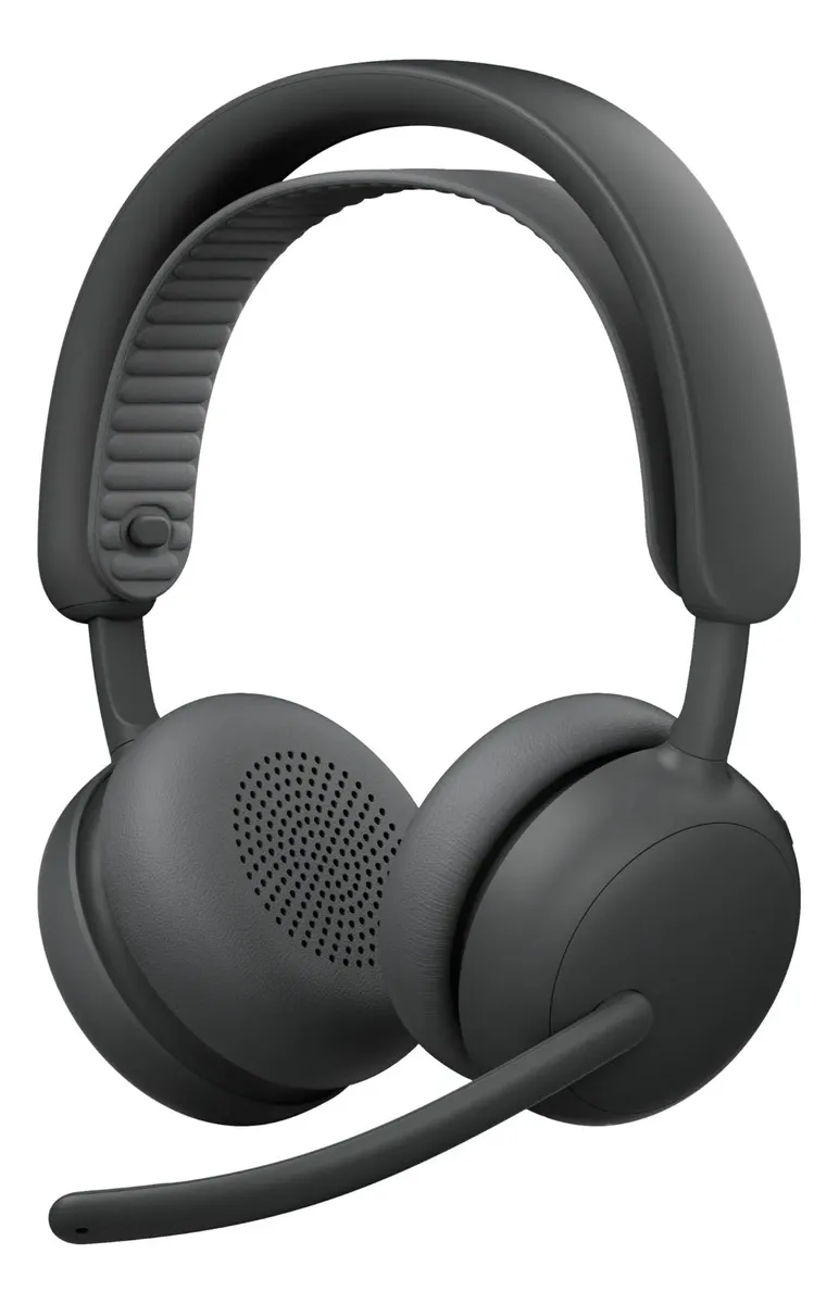 Headset sem fio Logitech Zone Wireless 2 com microfone em haste