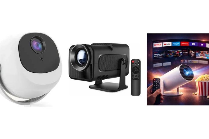 Projetor para casa: BL360 Wi-Fi, B-Max Android, HY300
