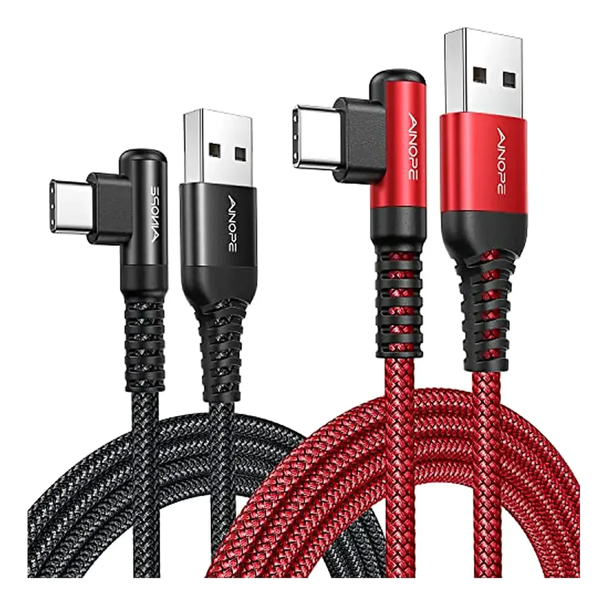 Cabo Ainope Usb C 3.1a Carga R Pida, Pacote Com 2, Kqe4