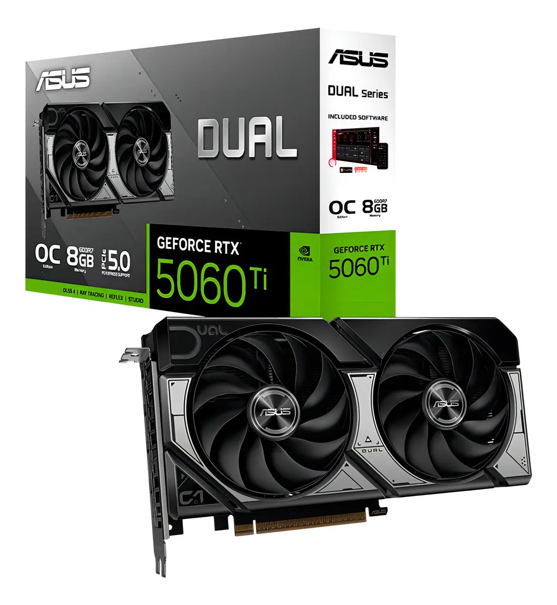 Placa de Vídeo ASUS RTX 5060 TI DUAL O8G GeForce 8GB GDDR7