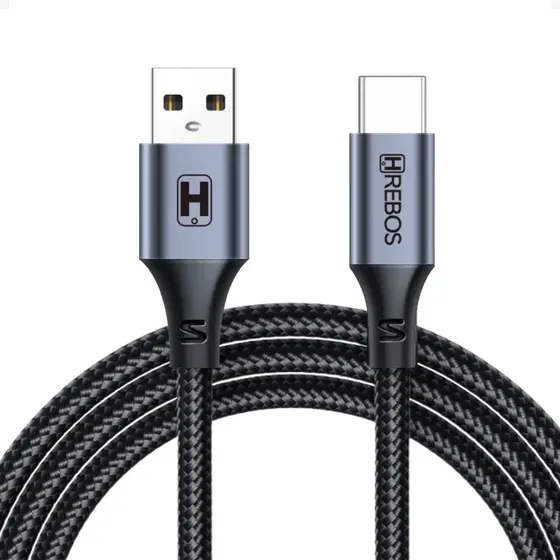 Cabo Carregador Celular Usb Para Usb Tipo-c 3 Metros 60w