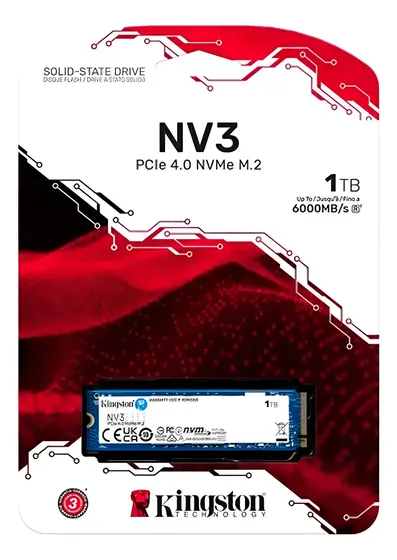 Ssd M.2 Nvme 1tb 2280 Nv3 Kingston