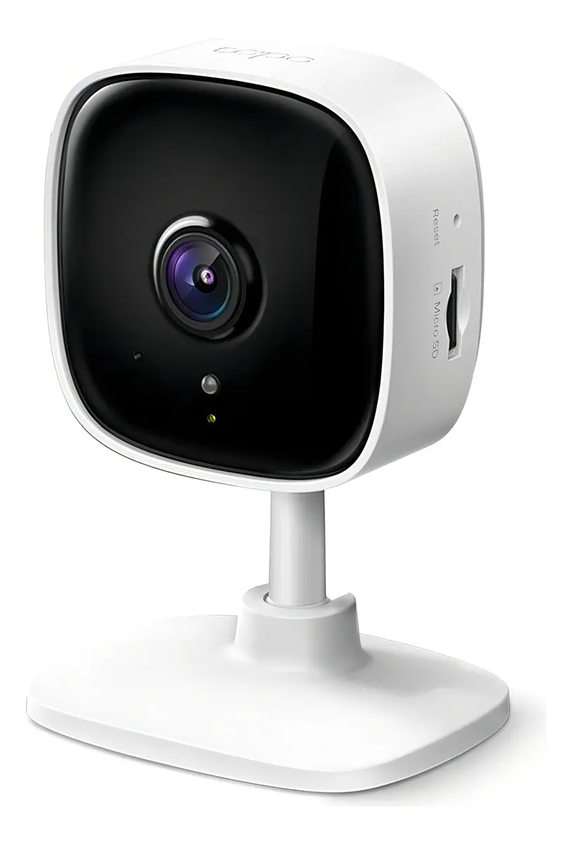 TP-Link Tapo C100 Câmera de Segurança Wi-Fi Interna Full HD 1080p, Visão Noturna até 9 m, Detecção de Movimento, Áudio Bidirecional, Alarme,