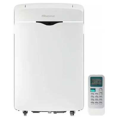 Ar-condicionado portátil Hisense 12.000 BTUs branco com controle remoto