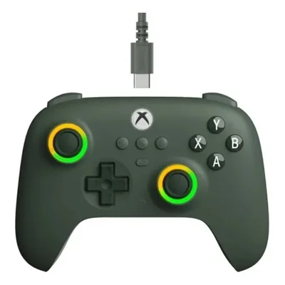 Controle com fio 8BitDo Ultimate C verde-escuro
