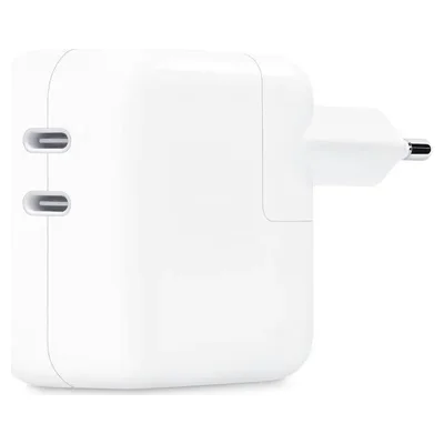Adaptador de energia de 35W da Apple com duas portas USB-C