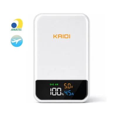 Power bank magnético Kaidi KD-998 branco