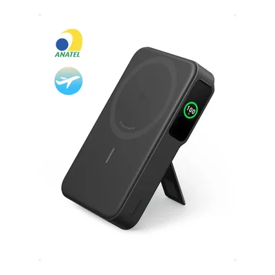 Power bank magnético Anker MagGo com suporte