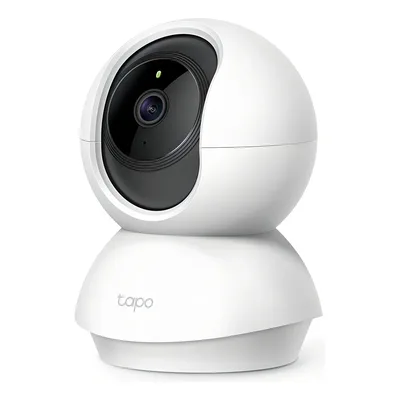 Câmera de segurança Wi-Fi TP-Link Tapo C200 branca, com giro 360 graus