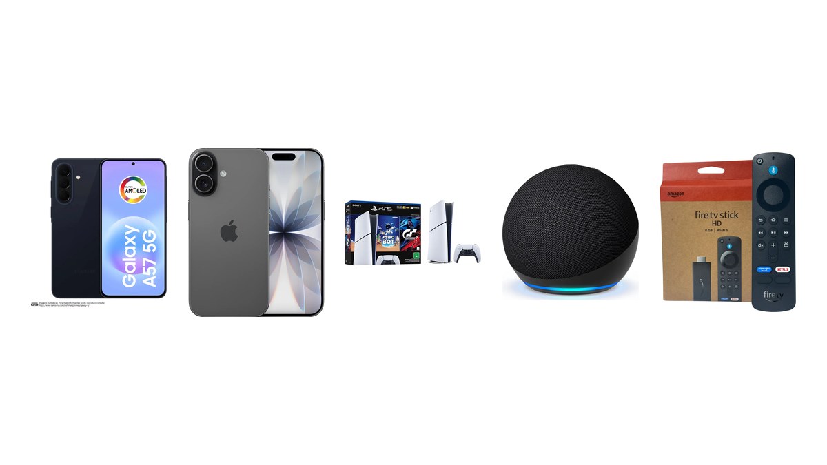 Black Friday 2026: 27 de novembro: Galaxy A57, iPhone 17, PS5 Slim Digital, Echo Dot, Fire TV Stick HD