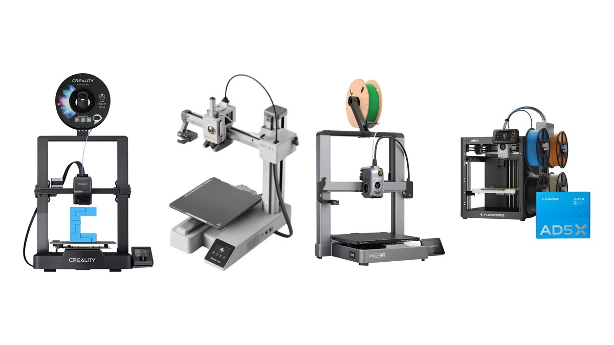 Impressora 3D barata: Ender-3 V3 SE, Bambu Lab A1 mini, Creality Hi, Flashforge AD5X