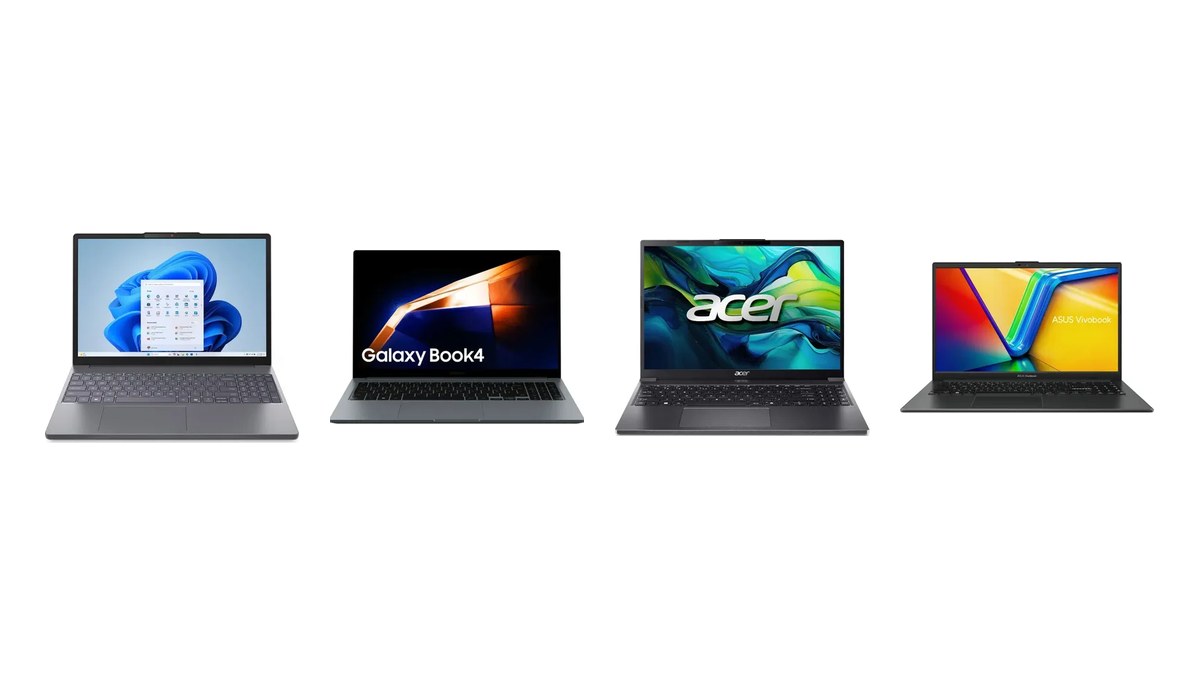 Notebook i3 vale a pena?: IdeaPad Slim 3, Galaxy Book4 Core 3, Aspire Go 15, Vivobook Go 15