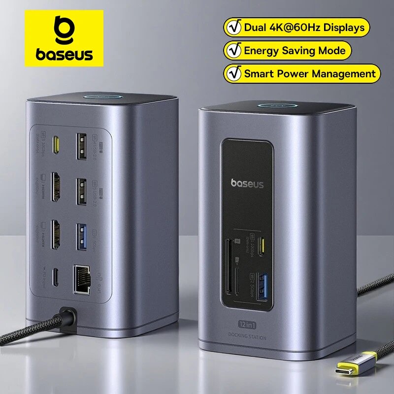Hub USB-C Baseus 12 em 1