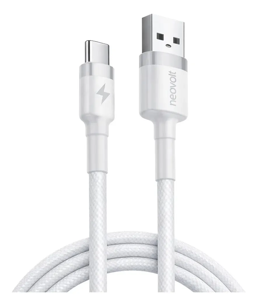 Cabo Carregador Usb-c Para iPhone 15 16 E 17 Pro Max Carplay Branco