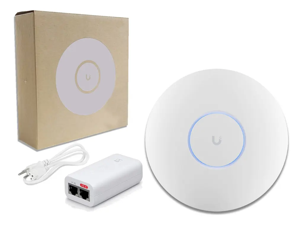 Access Point Unifi U6+ Ubnt Wi-fi 6 Acompanha Injetor Poe