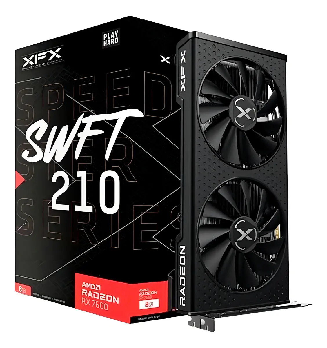 Placa de vídeo Radeon RX 7600 8 GB GDDR6