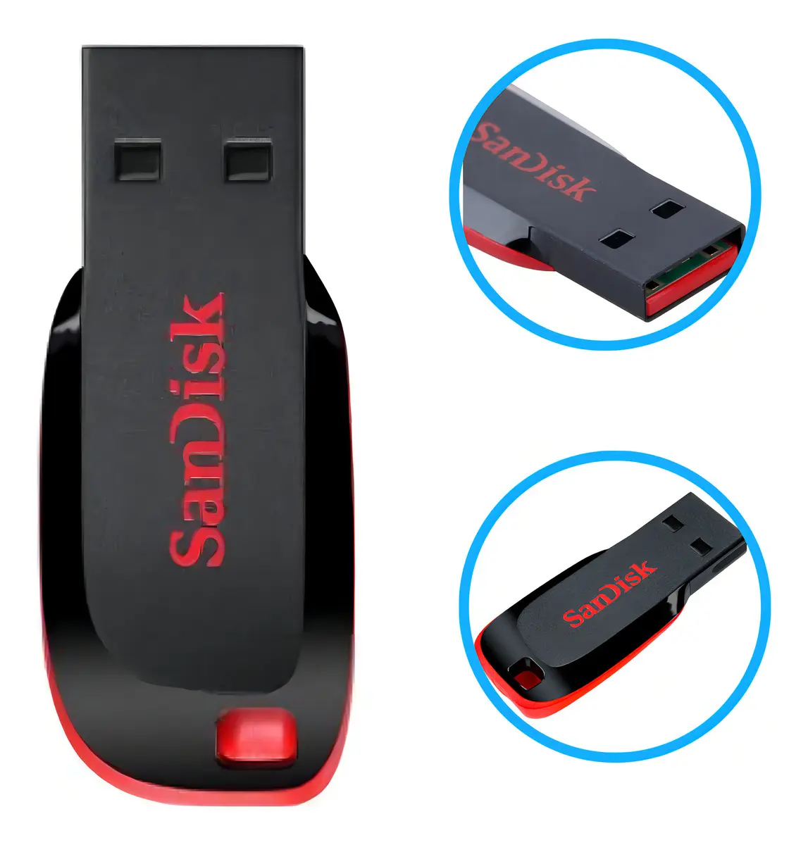 SanDisk Cruzer Blade 64 GB: o mais barato de marca