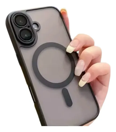 Capa Fosca Premium iPhone 17 Capinha Magnetica Proteção Lent