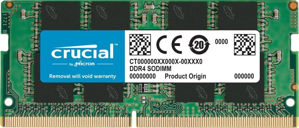 Crucial 8 GB DDR4 3200 para notebook (CT8G4SFRA32A)