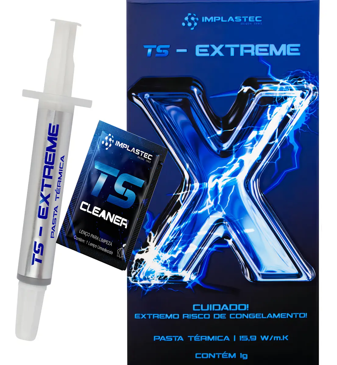 Pasta termica de alta performance Implastec Ts Extreme 1g