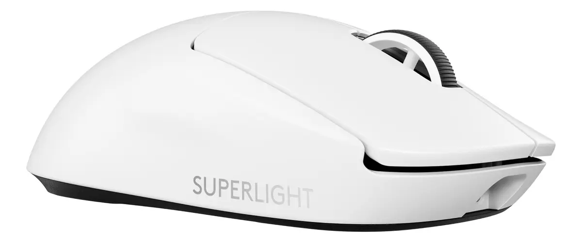 Mouse Gamer Sem Fio Logitech G PRO X SUPERLIGHT 2 LIGHTSPEED, Switch LIGHTFORCE, Sensor 44K DPI, 5 Botões Programáveis, Recarregável - Branc