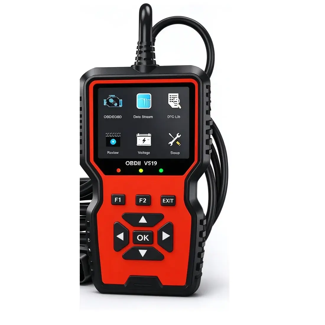 Scanner com tela V519 (sem celular, com cabo)