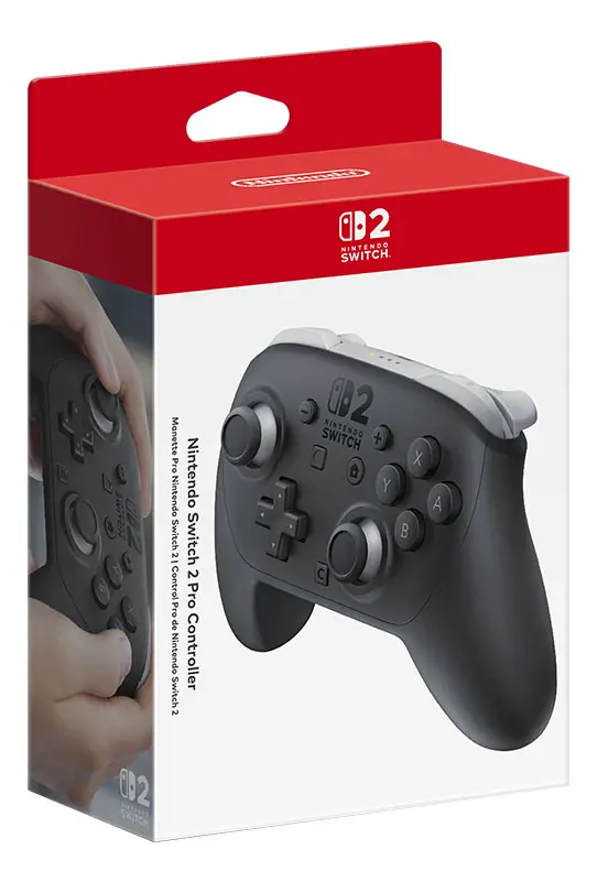 Pro Controller do Switch 2: o controle oficial, com botão C e saída de fone