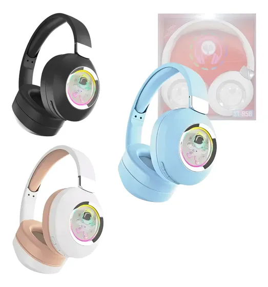 Headphone Sem Fio Bluetooth Isolante Com Microfone P/ Pc