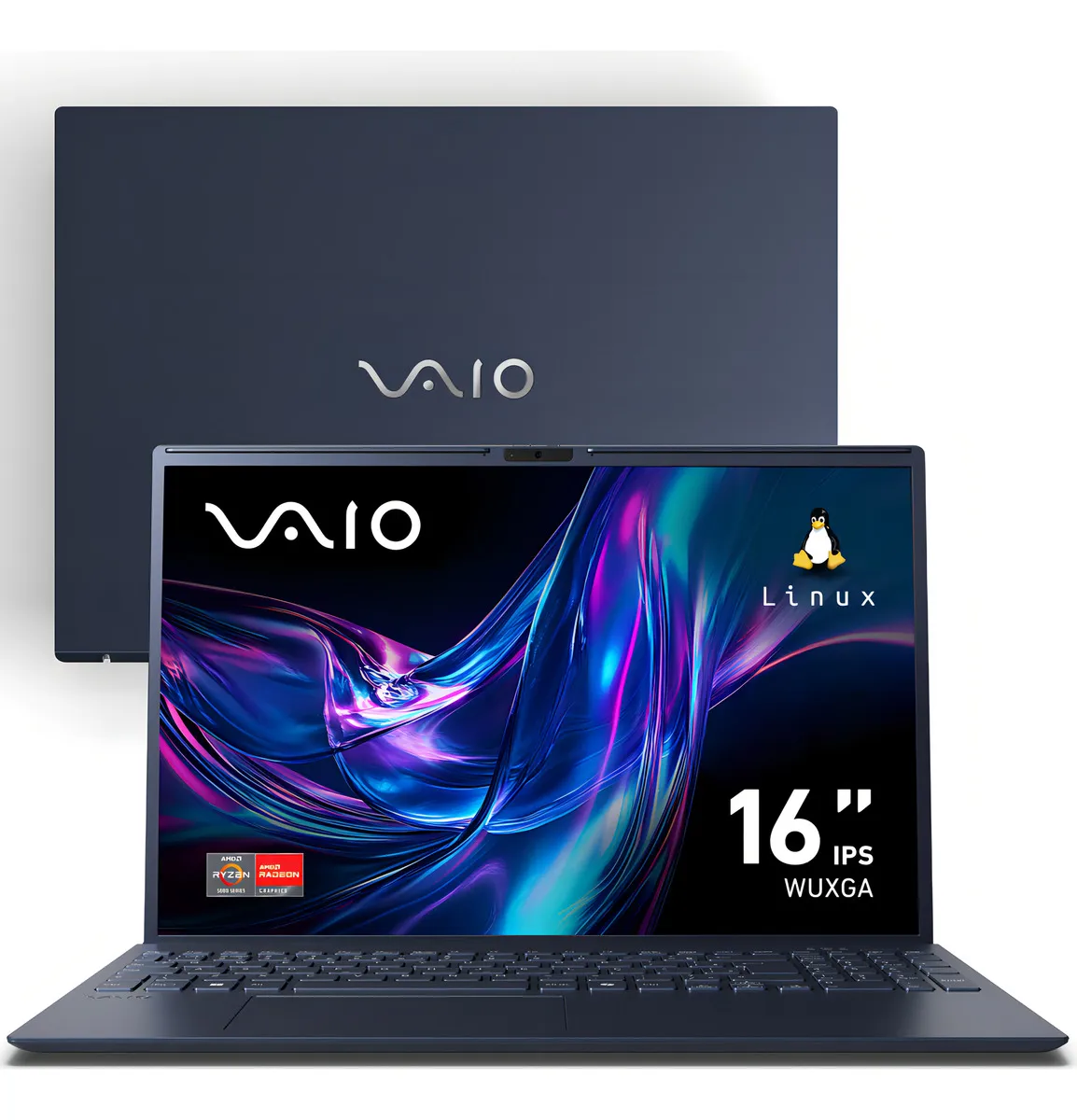 Notebook VAIO FE16 AMD Ryzen 7 5825U, 16 GB, SSD 512 GB, Linux