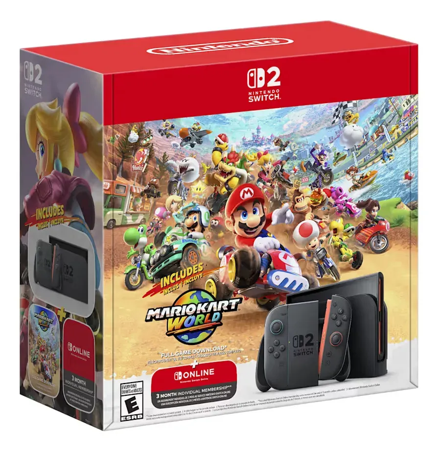 Switch 2 + Mario Kart World + 3 meses de NSO: o jogo sai quase de graça