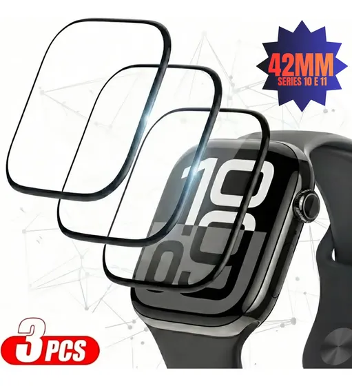 Kit 3 Película Para Smartwatch Apple Watch 46 45 44 42 41 40