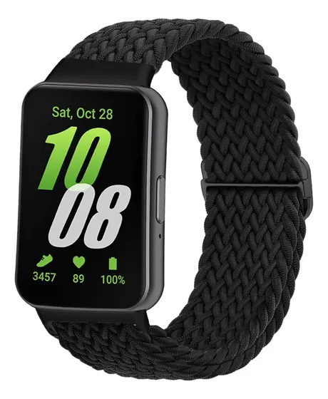 Pulseira Para Samsung Galaxy Fit 3 Sm-r390 Tecido Elástico