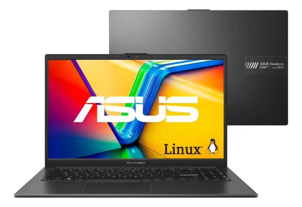 Notebook ASUS Vivobook Go 15 AMD Ryzen 5 7520U, 16 GB, SSD 512 GB, Linux