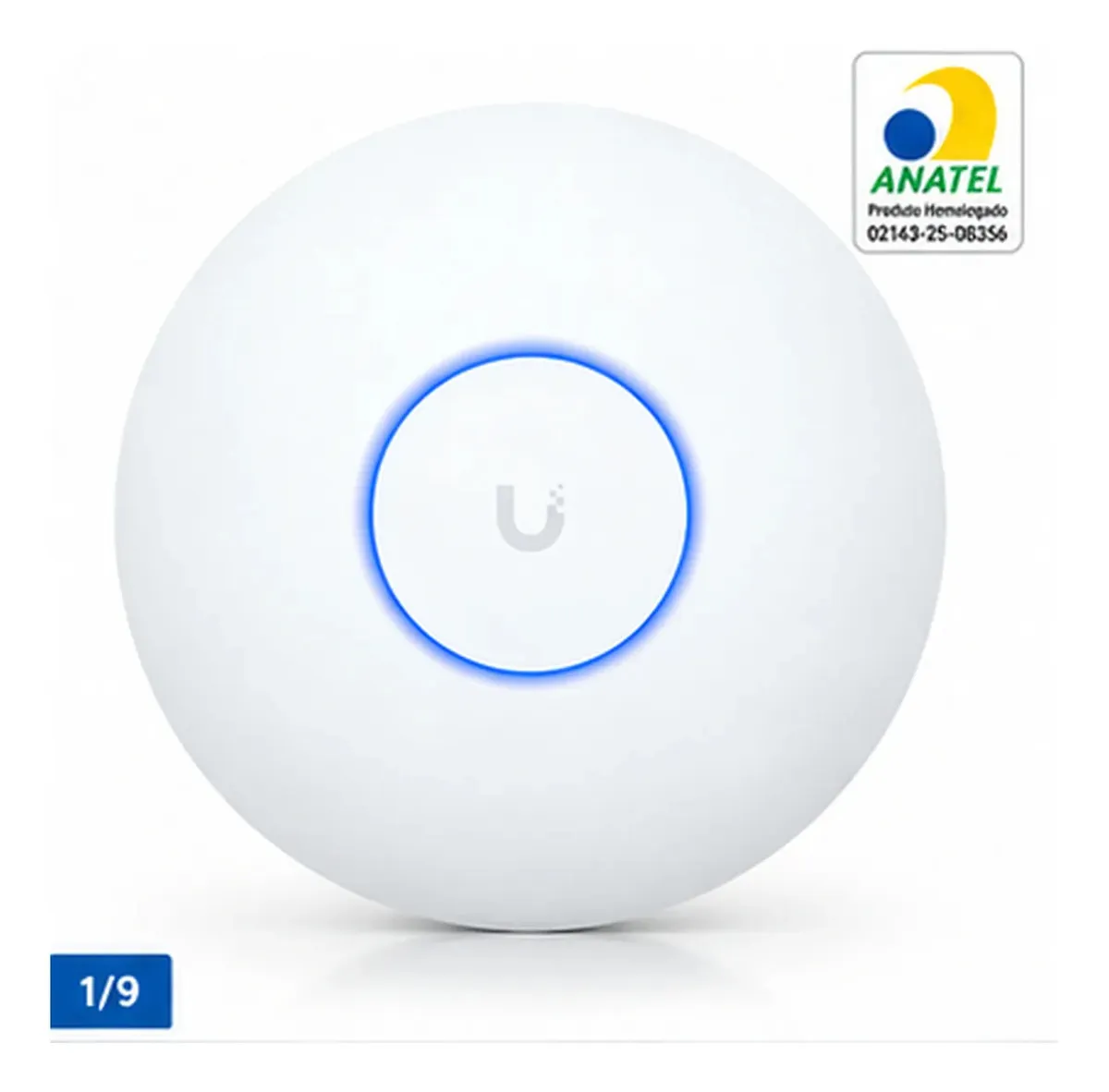 Access Point Ubiquiti UniFi U7 Lite Tri-Band 9.3gbps Porta 2.5GbE Ponto de Acesso Wi-Fi 7 até 200 Clientes Cor Branco