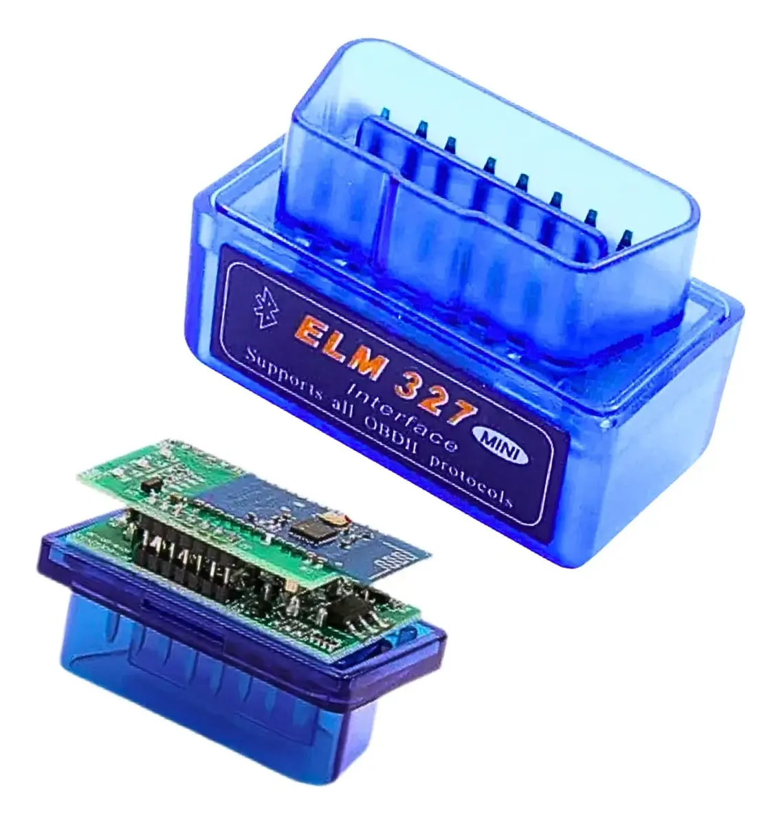 ELM327 Bluetooth v1.5 com chip PIC18F25K80 (placa dupla)