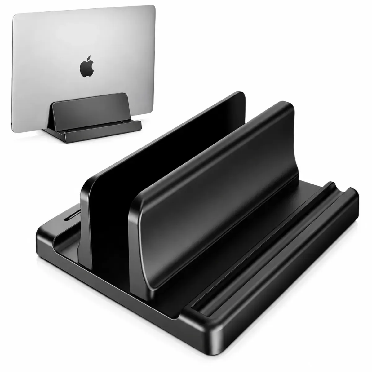 Suporte vertical para notebook fechado: quem usa monitor externo