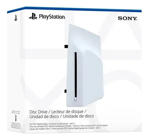 Drive de Disco Oficial para PlayStation 5 Slim e Pro