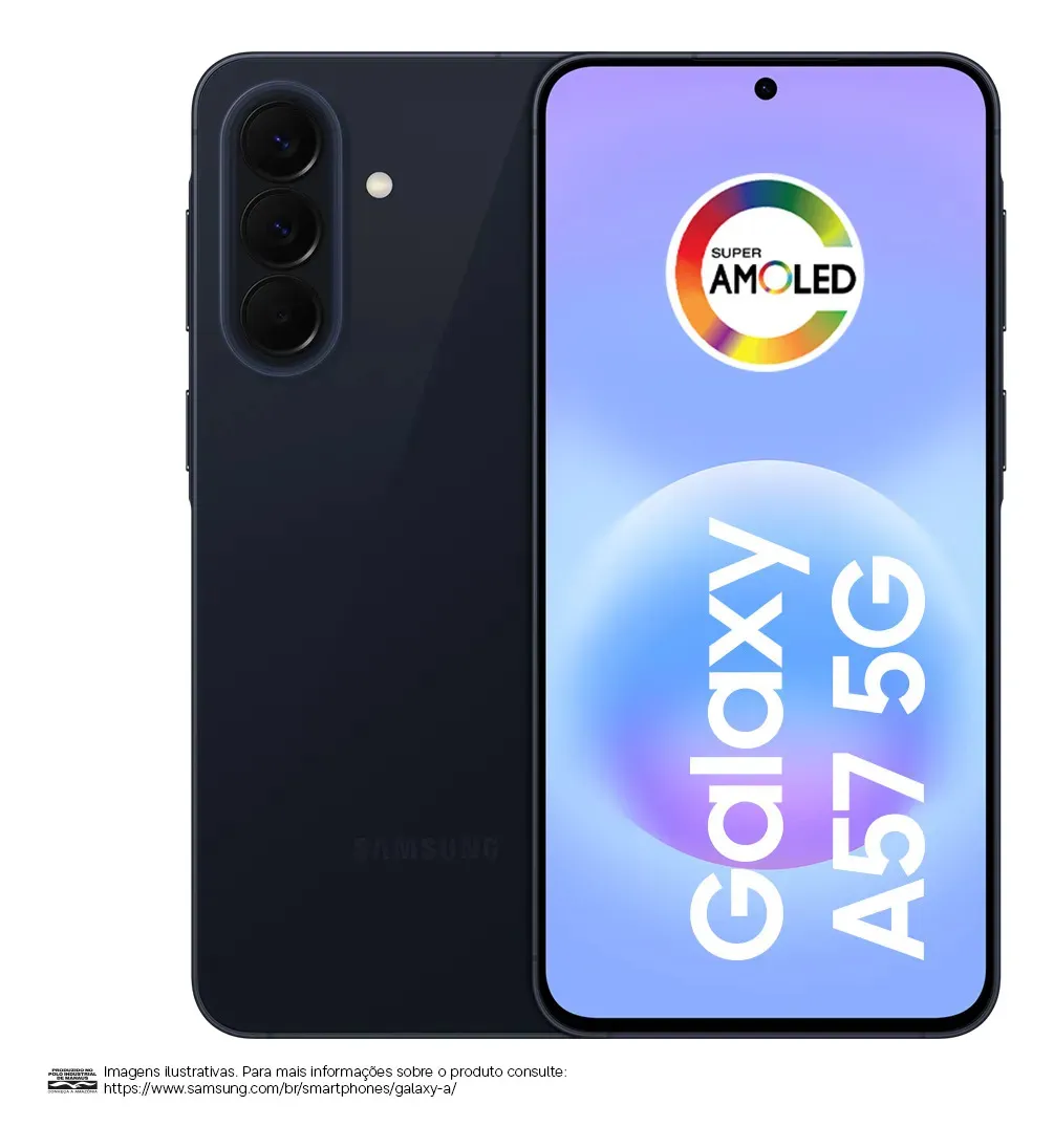 Galaxy A57 5G 256 GB: o intermediário com resistência IP68