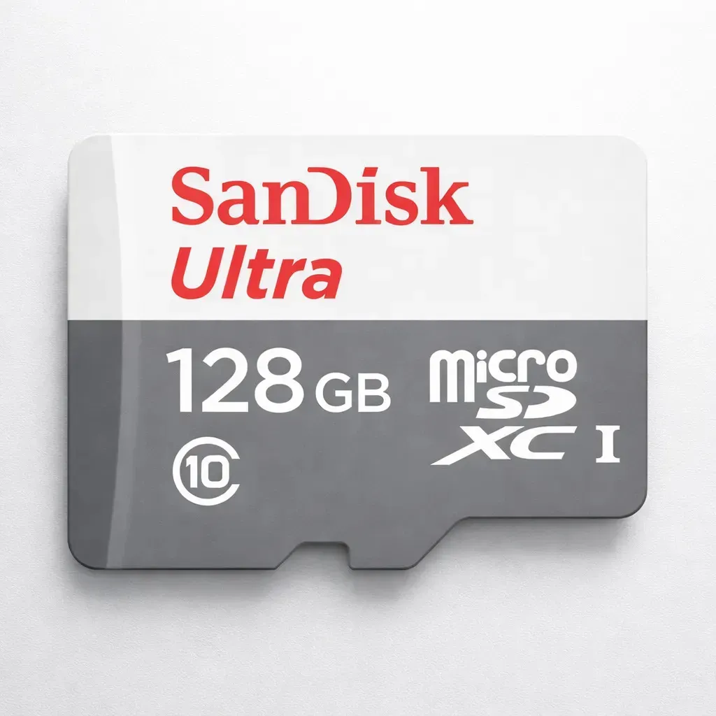 Cartão microSD SanDisk Ultra 128 GB, Classe 10 U1, com adaptador