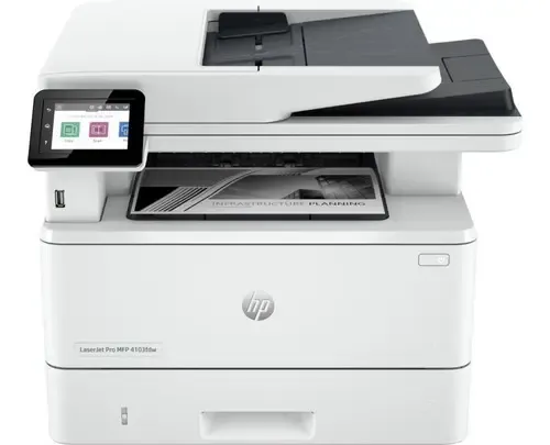Impressora Multifuncional Hp 4103fdw C/ Duplex Wi-fi Branco