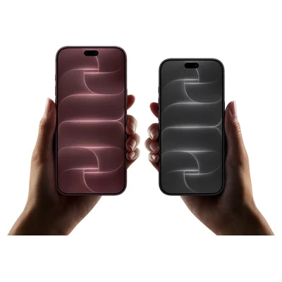 iPhone 18 Pro Max de frente, em duas cores