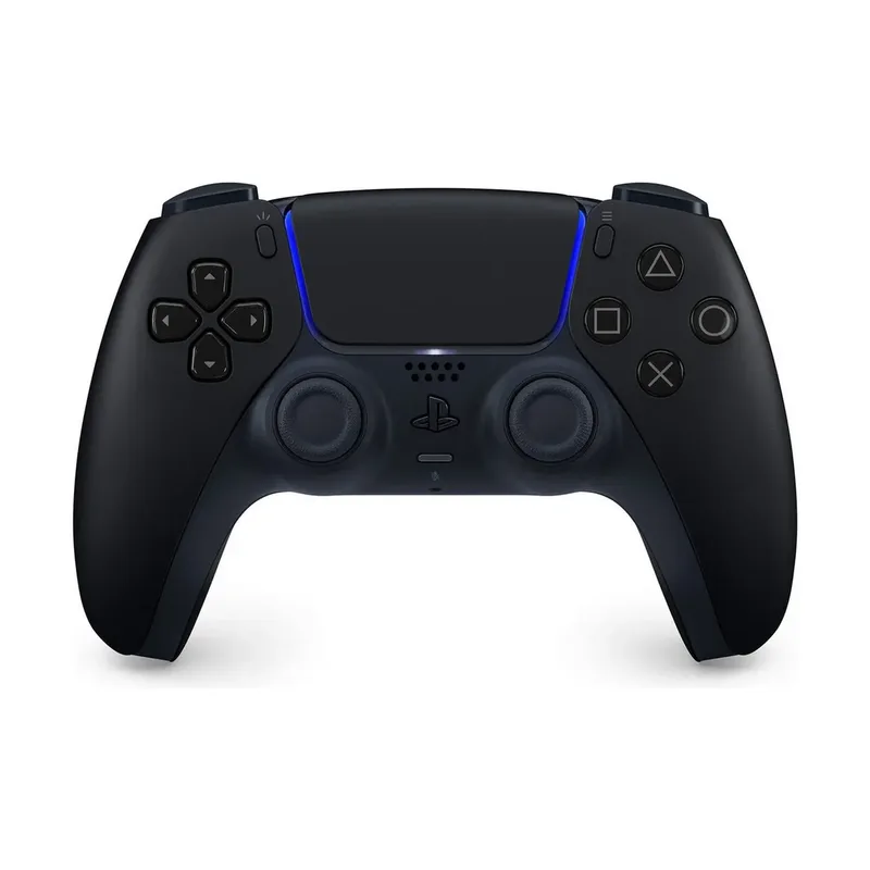 Controle sem fio DualSense do PS5 na cor preta Midnight Black