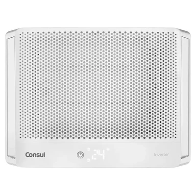 Ar-condicionado de janela Consul Inverter CCK07CB, frente branca com painel digital