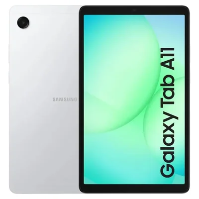 Samsung Galaxy Tab A11 de 8,7 polegadas, de costas e de frente