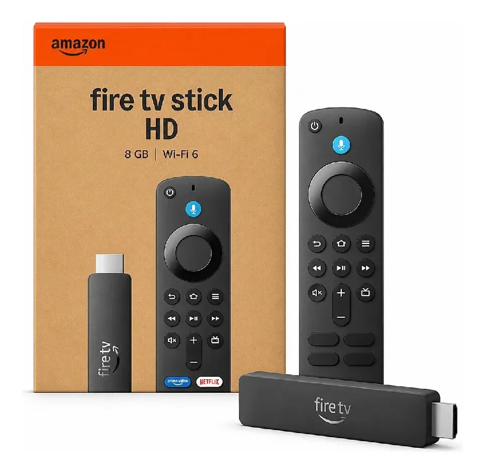 Fire TV Stick HD com Wi-Fi 6 e controle remoto por voz com Alexa