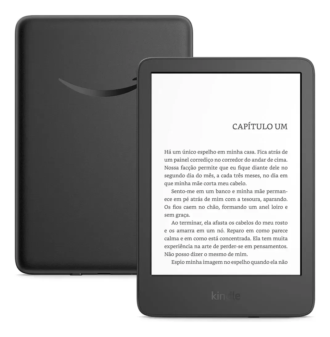 Kindle de 16 GB modelo 2024 com tela antirreflexo de 6 polegadas